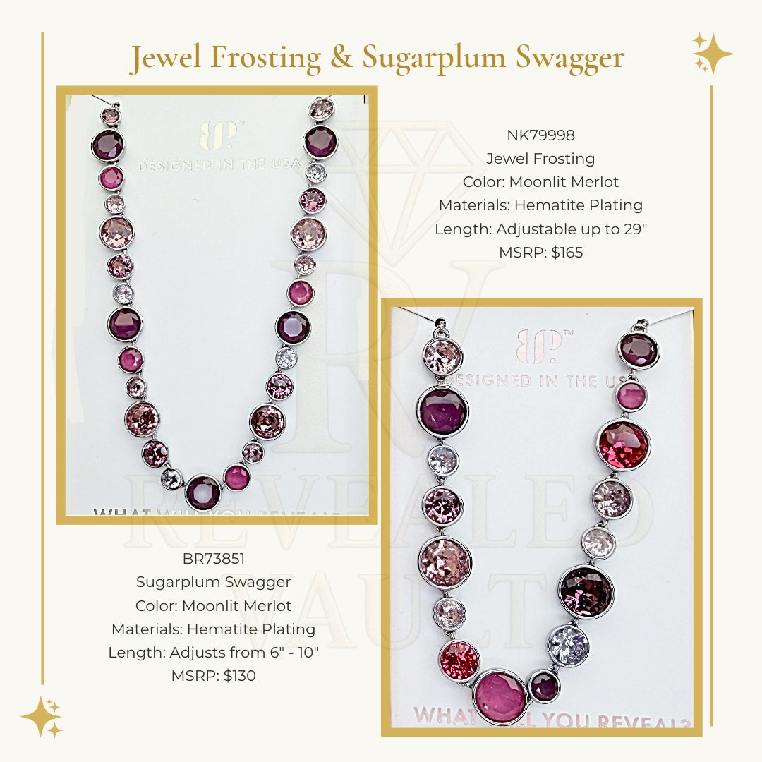 Jewel Frosting & Sugarplum Swagger - Moonlit Merlot - Holiday Jewel Candy
