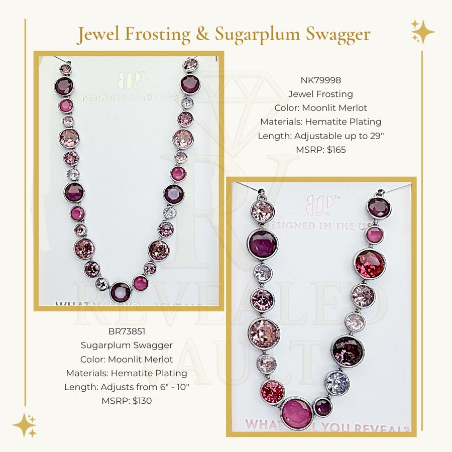 Jewel Frosting & Sugarplum Swagger - Moonlit Merlot - Holiday Jewel Candy
