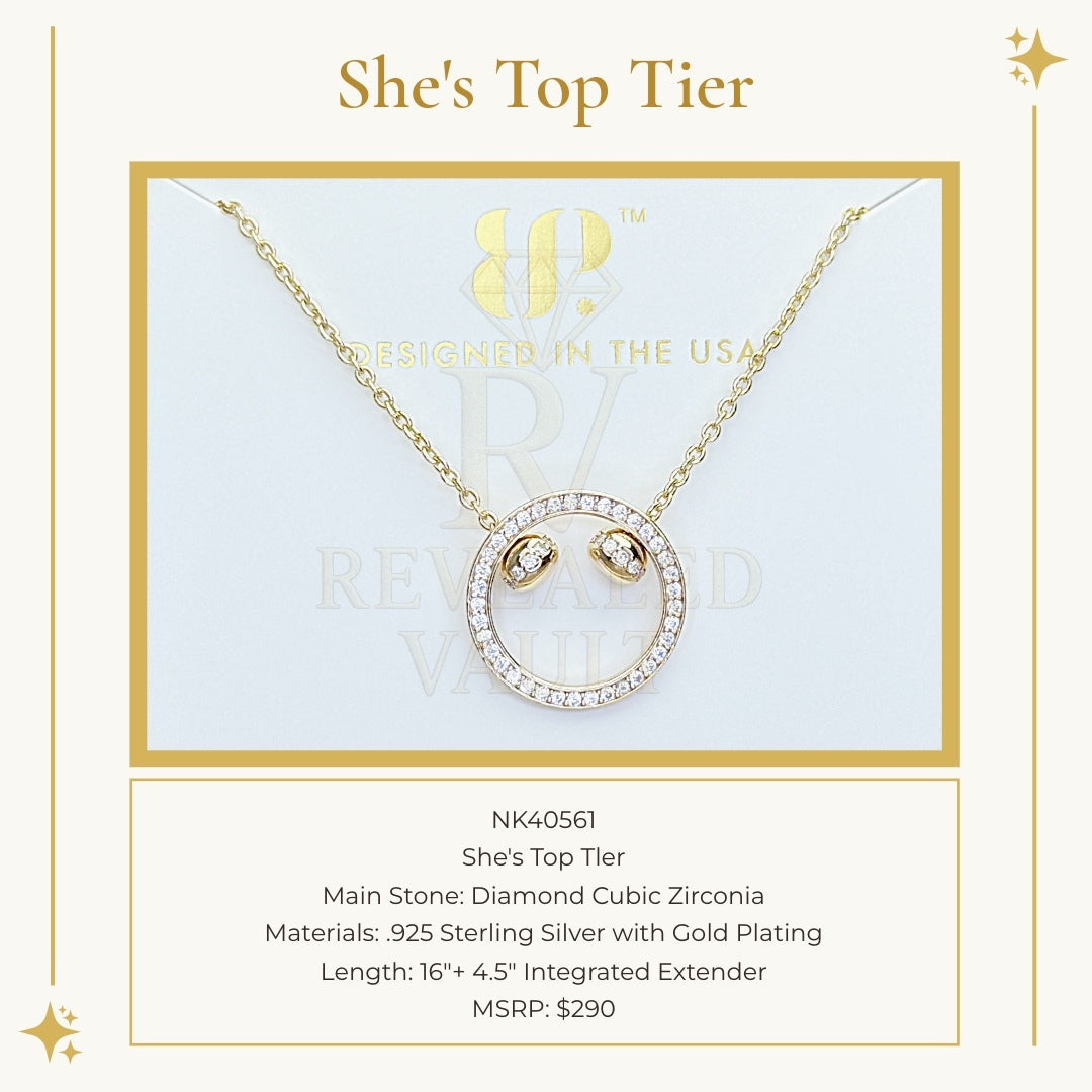 She's Top Tier - Sterling Club Vermeil