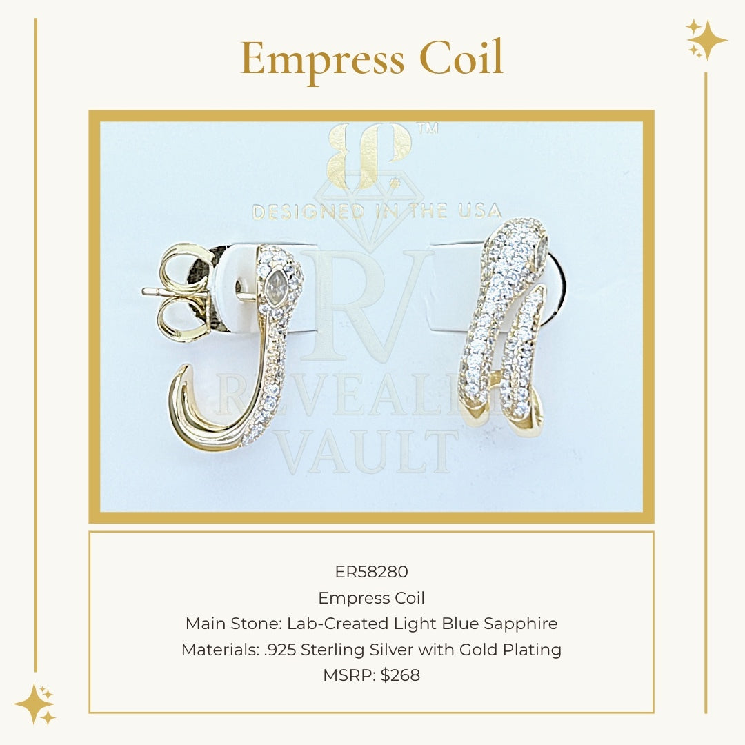 Empress Coil - Sterling Club Vermeil
