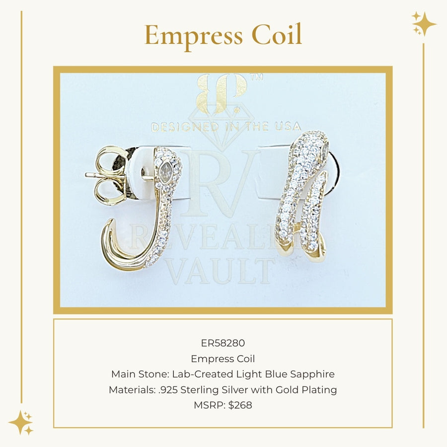 Empress Coil - Sterling Club Vermeil