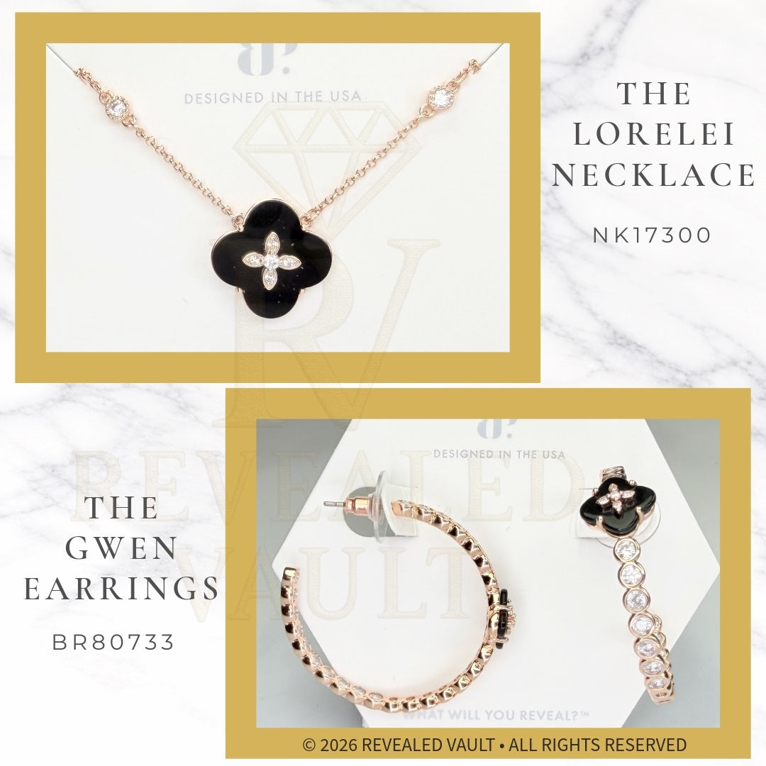 The Lorelei Necklace & The Gwen Earrings - OG