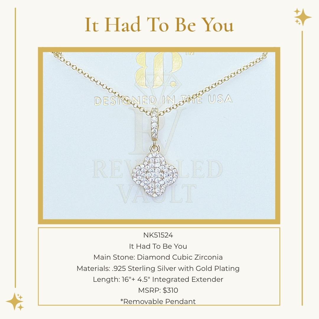 It Had To Be You - Sterling Club Vermeil