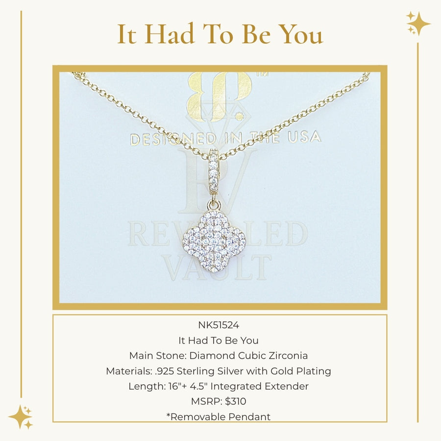 It Had To Be You - Sterling Club Vermeil