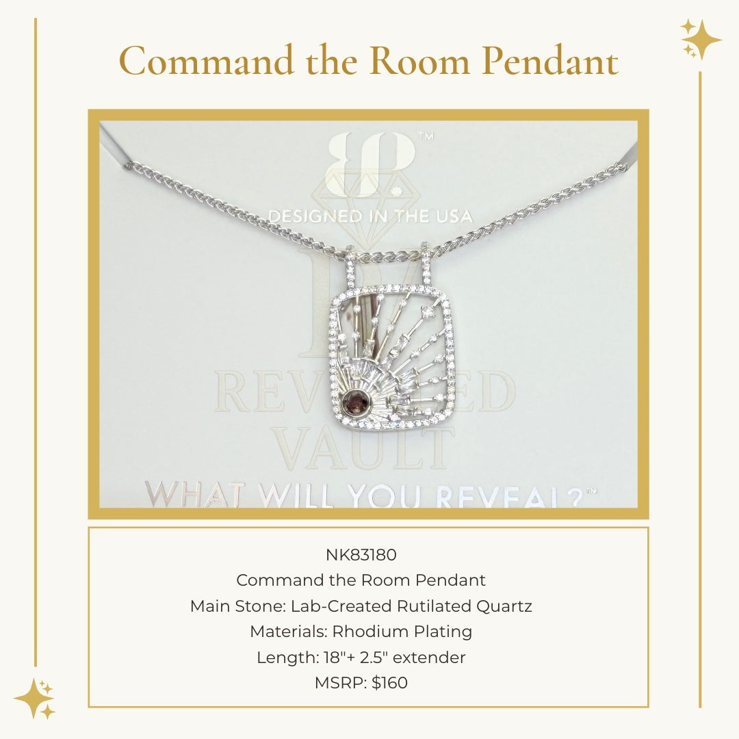 Command The Room Pendant - Obsidia