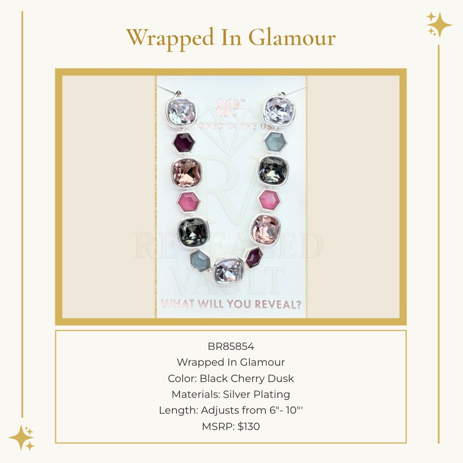 Wrapped In Glamour - Black Cherry Dusk - Holiday Jewel Candy