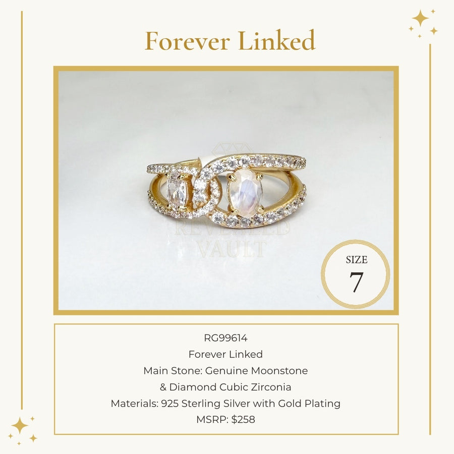 Forever Linked - Size 7 - Sterling Club Vermeil