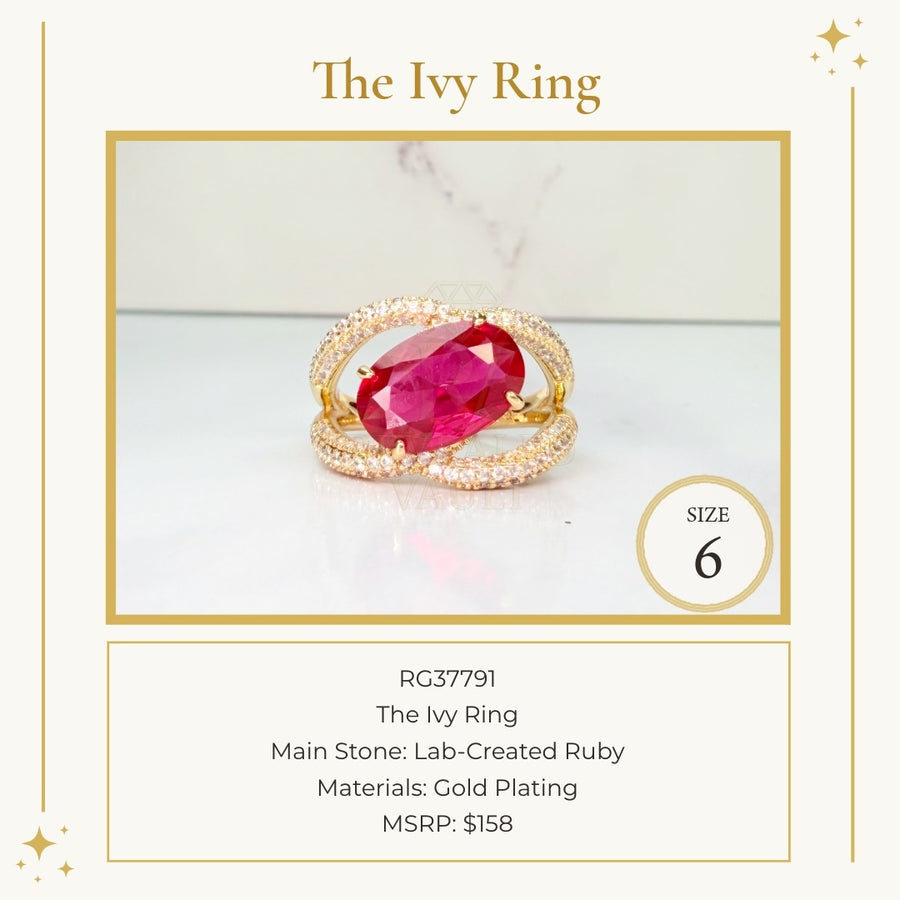 The Ivy Ring - Size 6 - July Birthday 2026