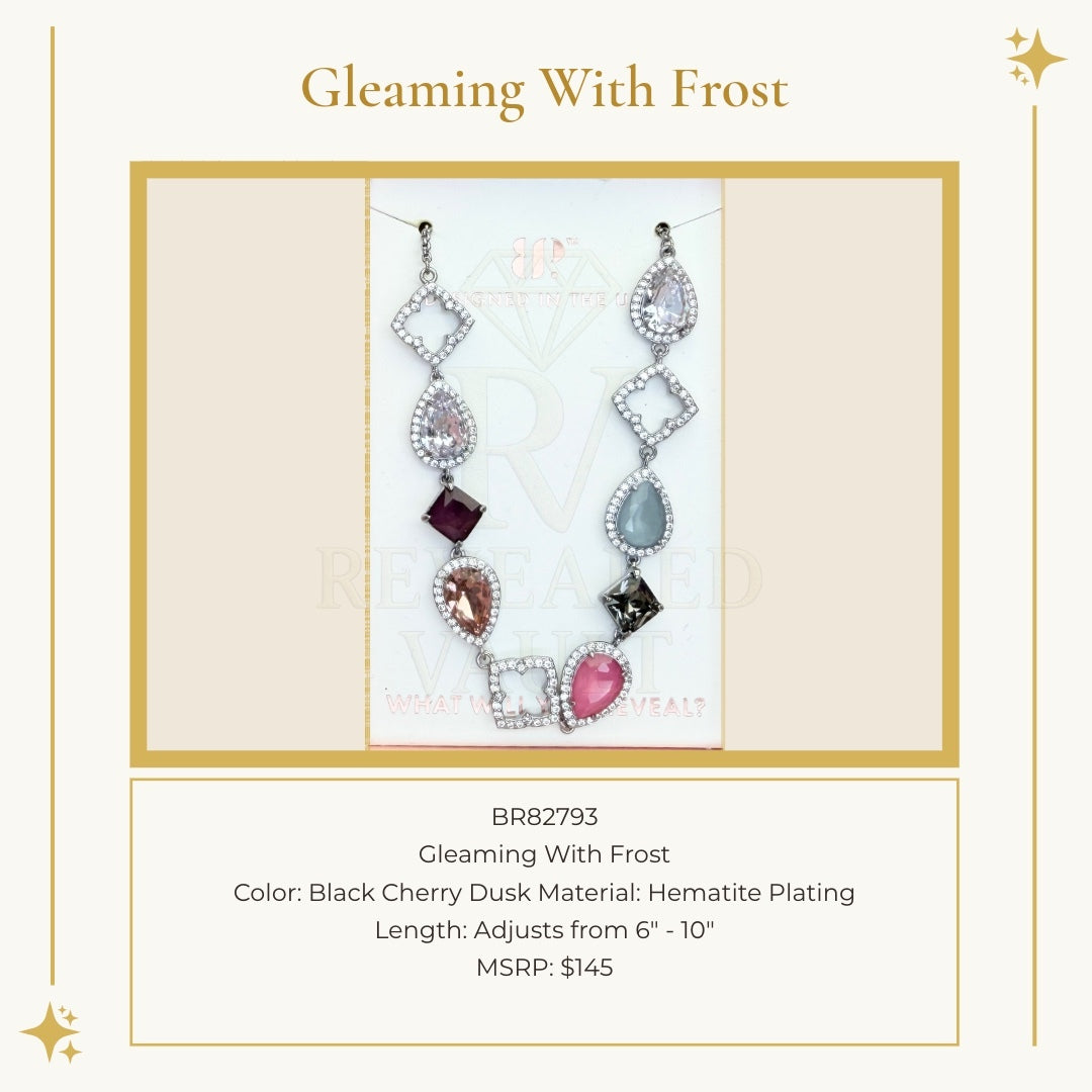 Gleaming With Frost - Black Cherry Dusk - Holiday Jewel Candy