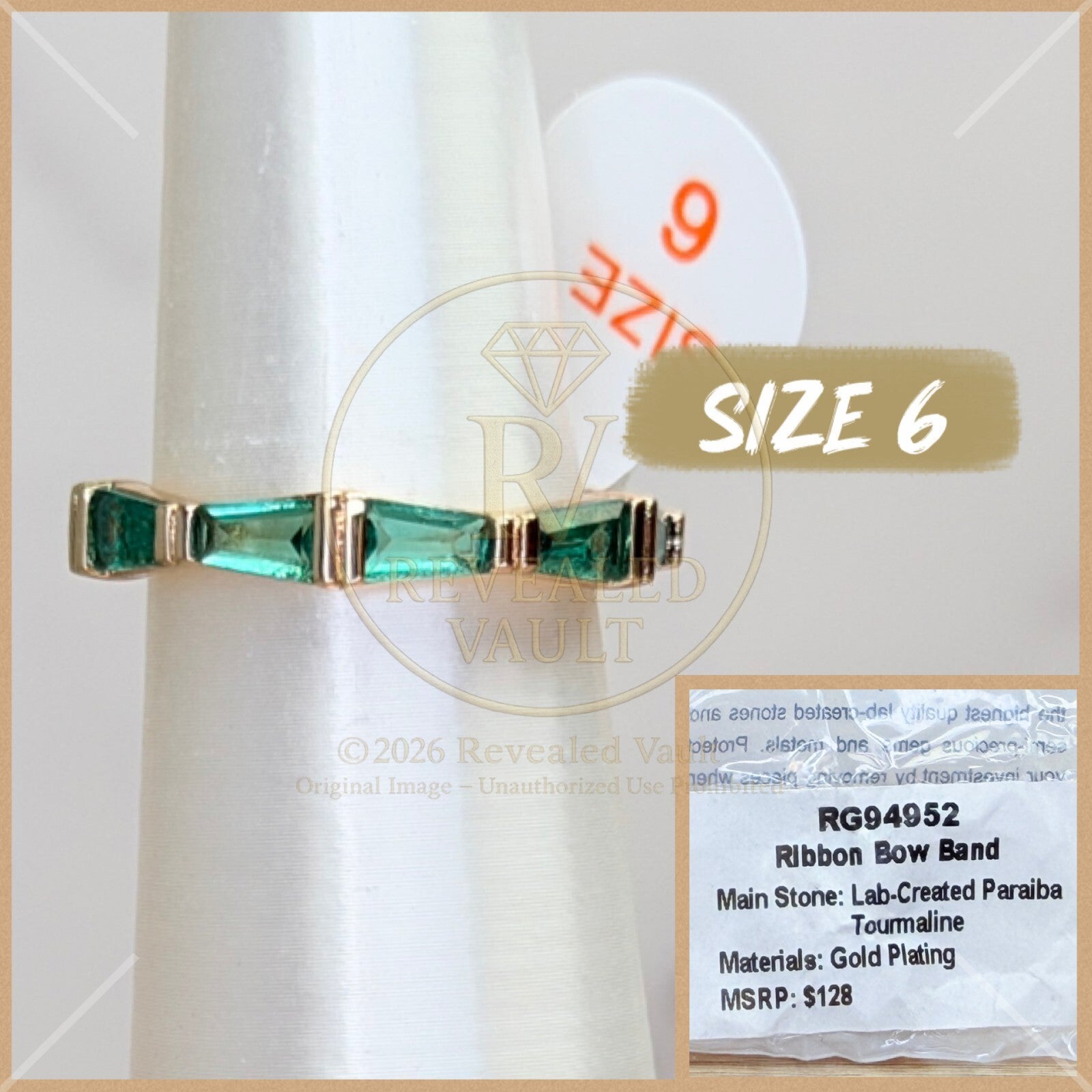 Ribbon Bow Band- Size 6 - OG