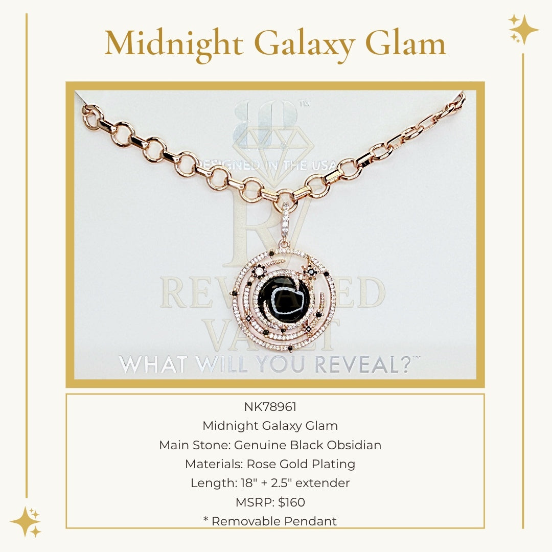 Midnight Galaxy Glam - Obsidia