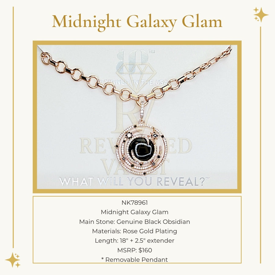 Midnight Galaxy Glam - Obsidia