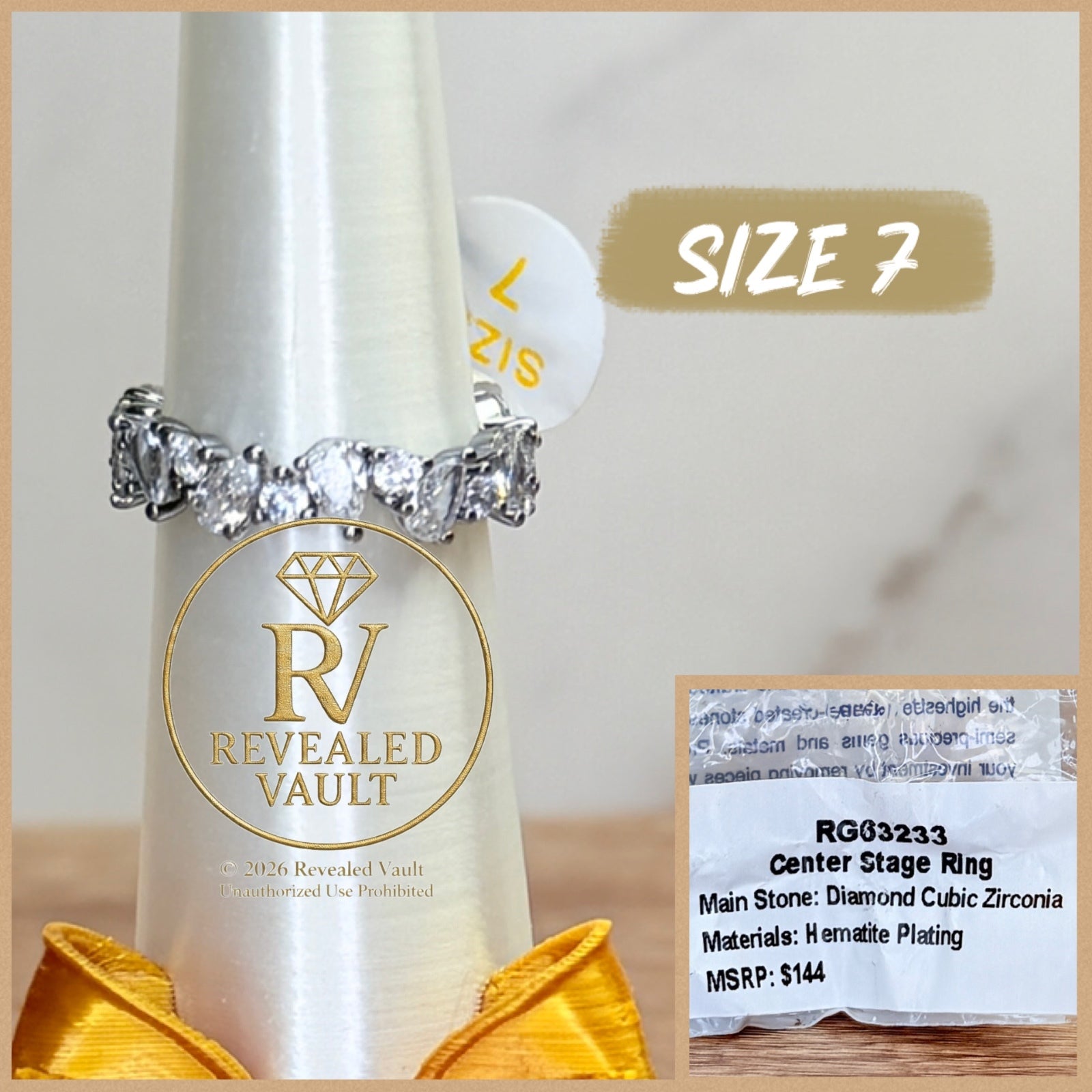 Center Stage Ring - Size 7 - OG