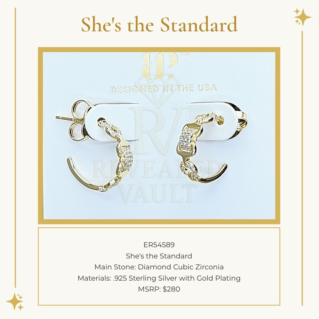 She's The Standard - Sterling Club Vermeil