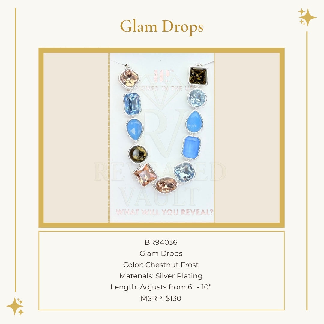 Glam Drops - Chestnut Frost - Holiday Jewel Candy