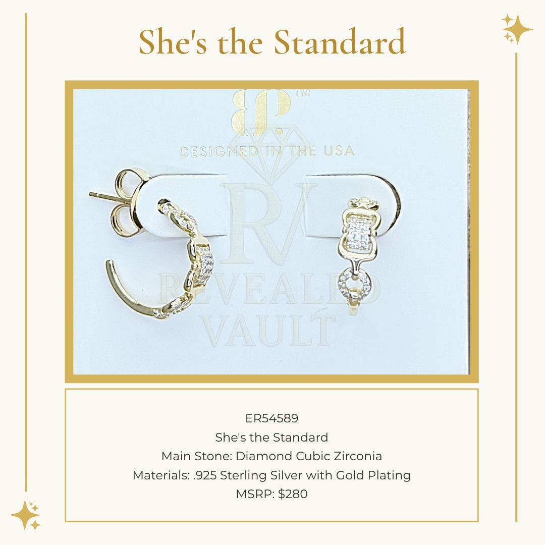 She's The Standard - Sterling Club Vermeil