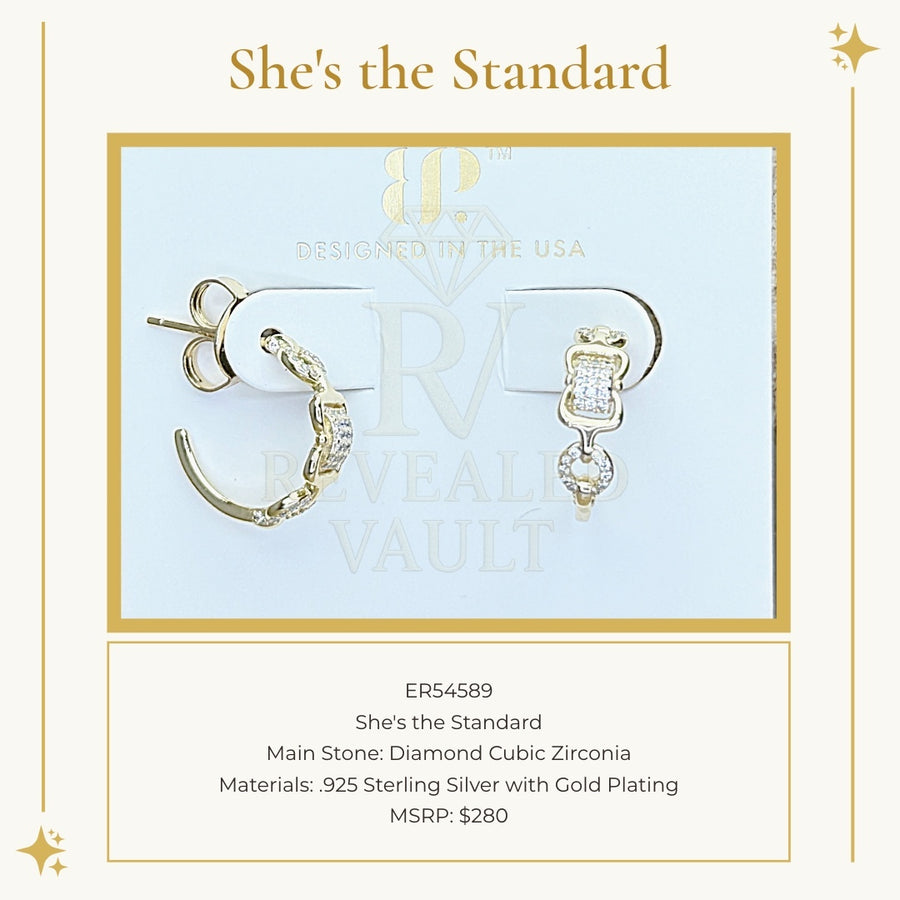 She's The Standard - Sterling Club Vermeil
