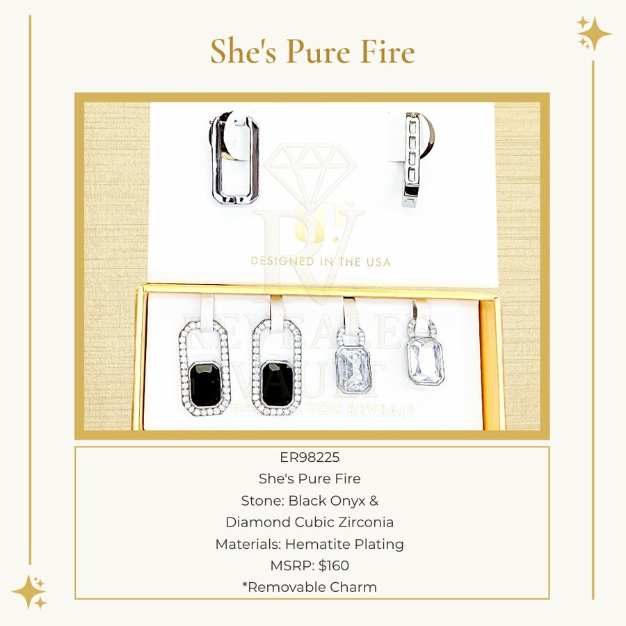 She's Pure Fire - Charming Hoops