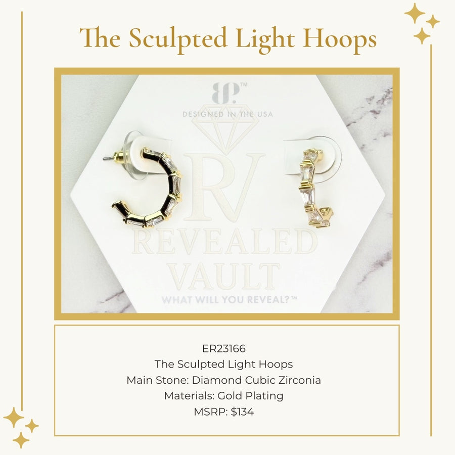 The Sculpted Light Hoops - OG