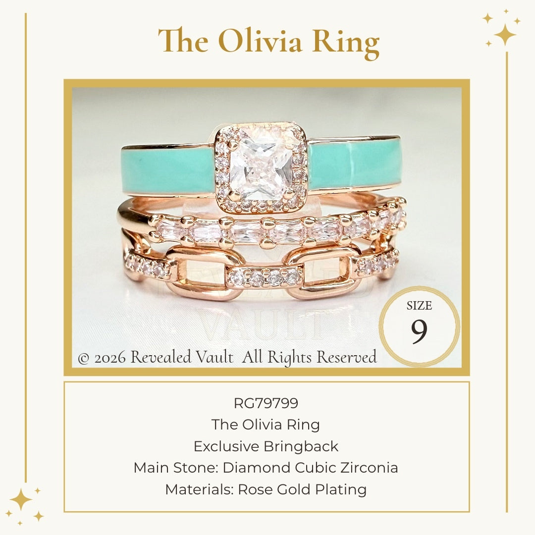 The Olivia Ring - Size 9 - OG
