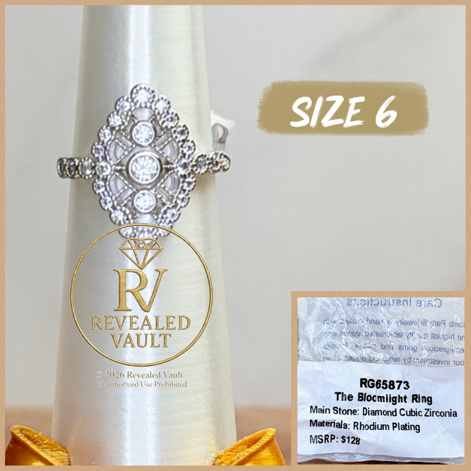 The Bloomlight Ring - Size 6 - OG