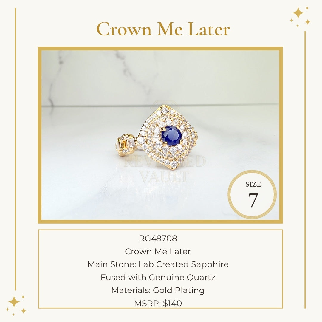 Crown Me Later - Size 7 - September Birthday 2025