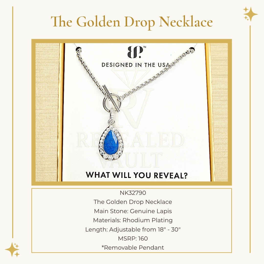 The Golden Drop Necklace - Gem Society Spring 2026