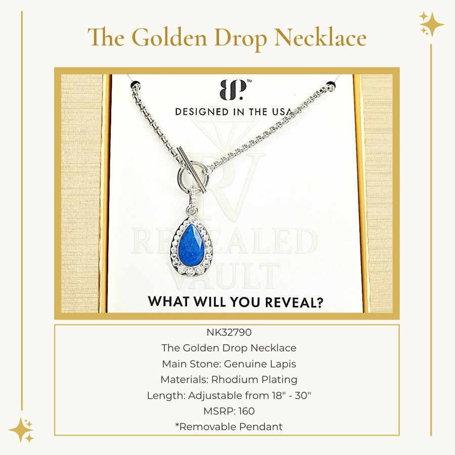 The Golden Drop Necklace - Gem Society Spring 2026