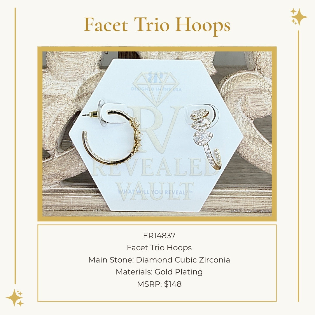 Facet Trio Hoops - OG