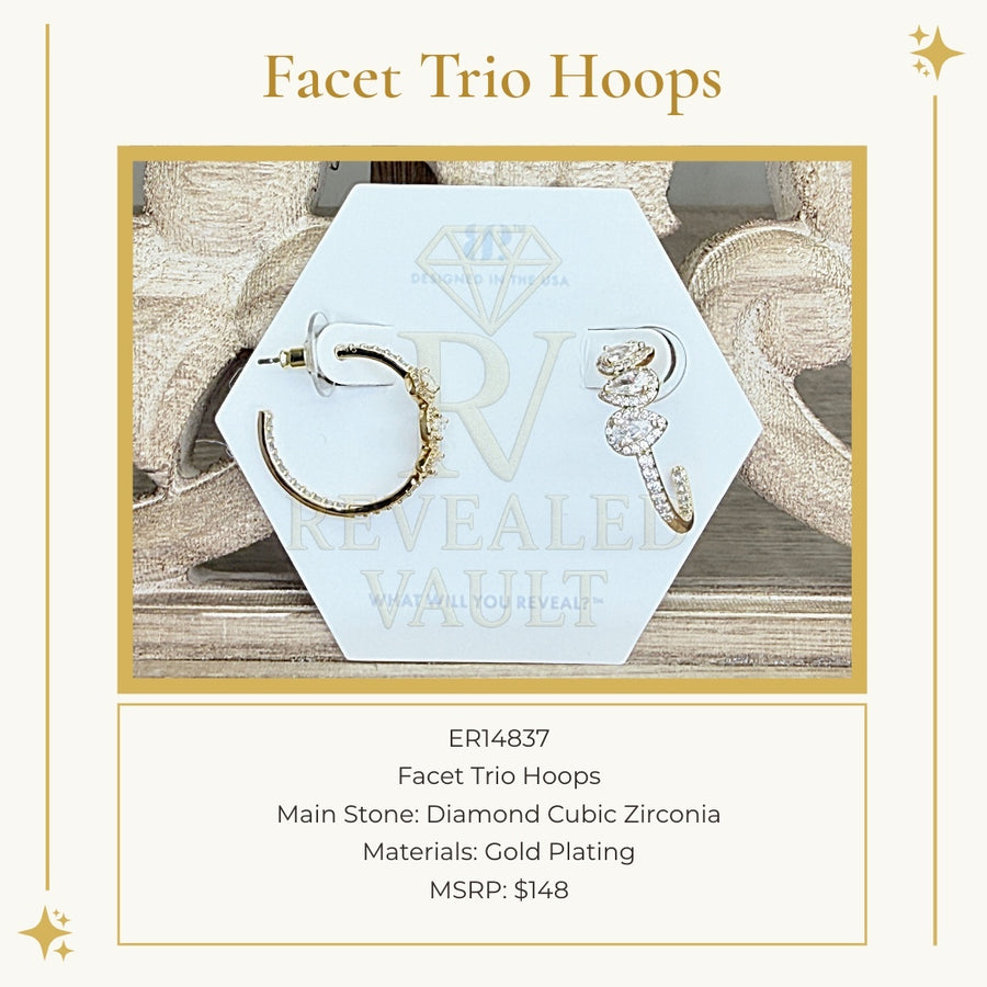 Facet Trio Hoops - OG