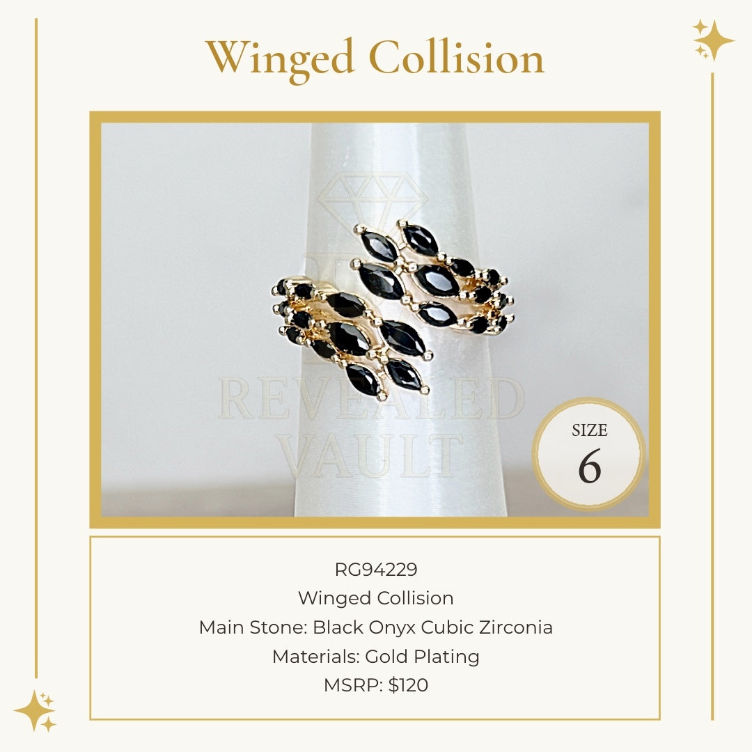 Winged Collision Ring - Size 6 - OG