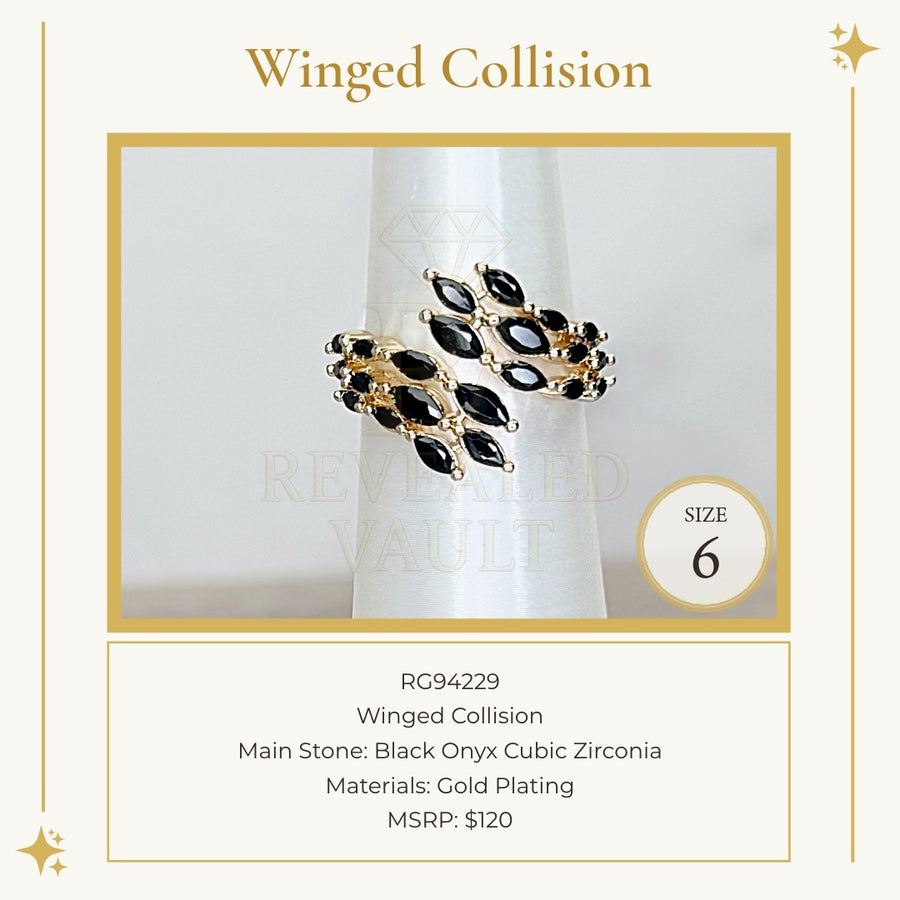 Winged Collision Ring - Size 6 - OG