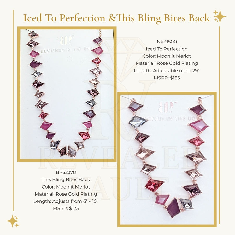 Iced To Perfection & The Bling Bites Back - Moonlit Merlot - Holiday Jewel Candy