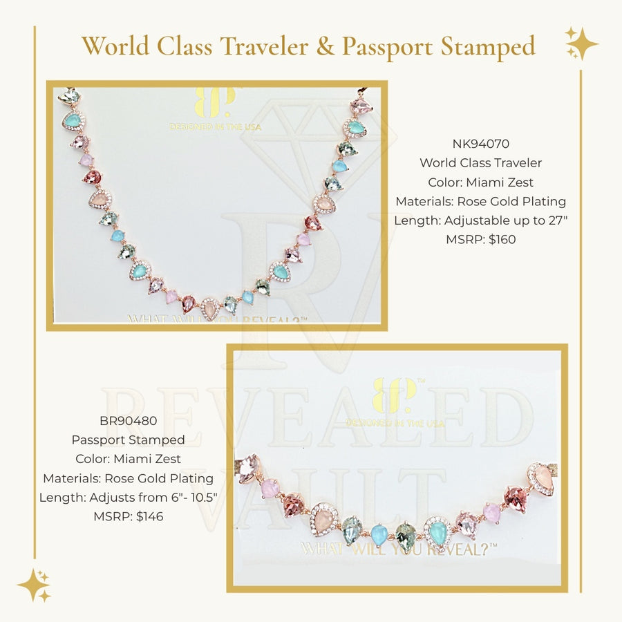 World Class Traveler & Passport Stamped - Miami - Jewel Candy Destinations 2026