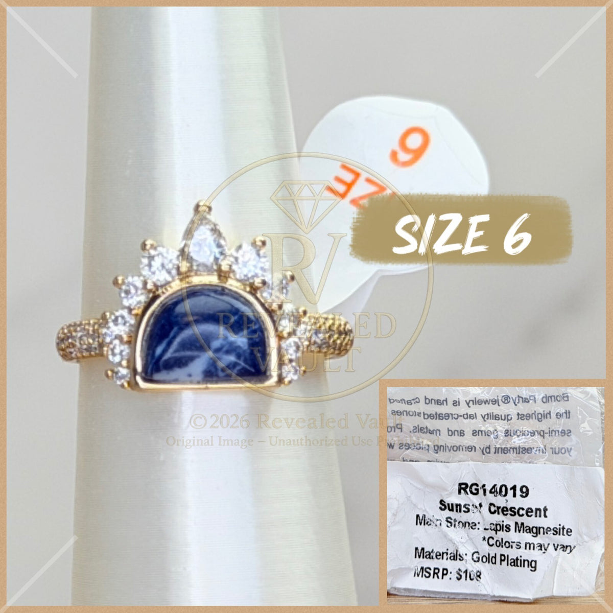 Sunset Crescent- Size 6 - OG