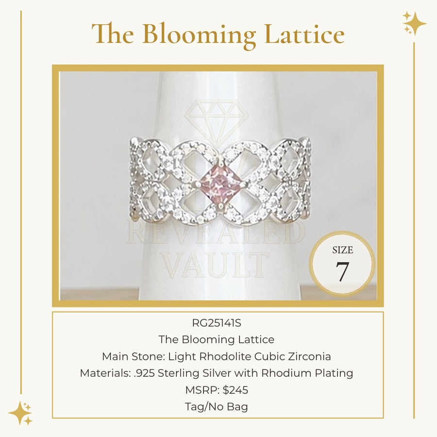 The Blooming Lattice - Size 7 - Sterling Club