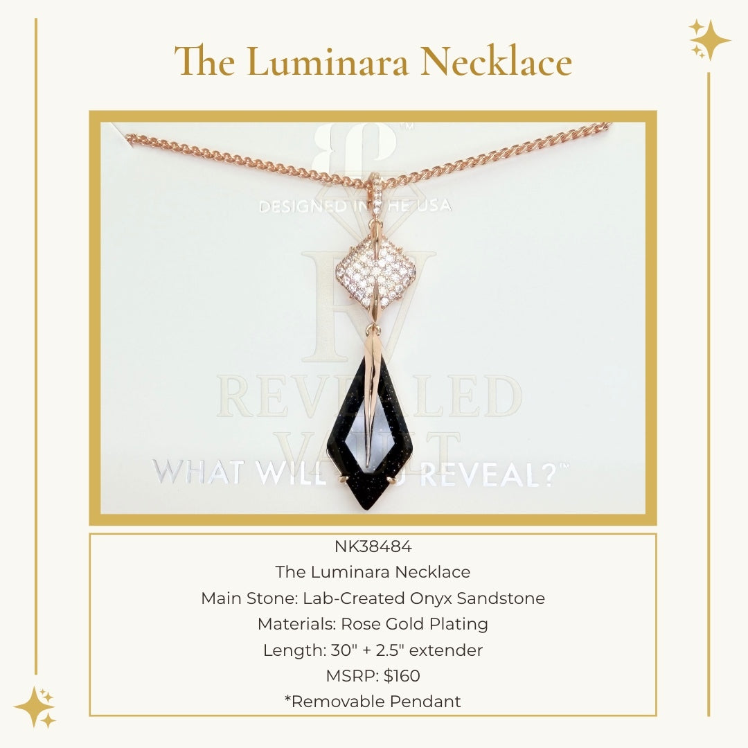 The Luminara Necklace - Obsidia
