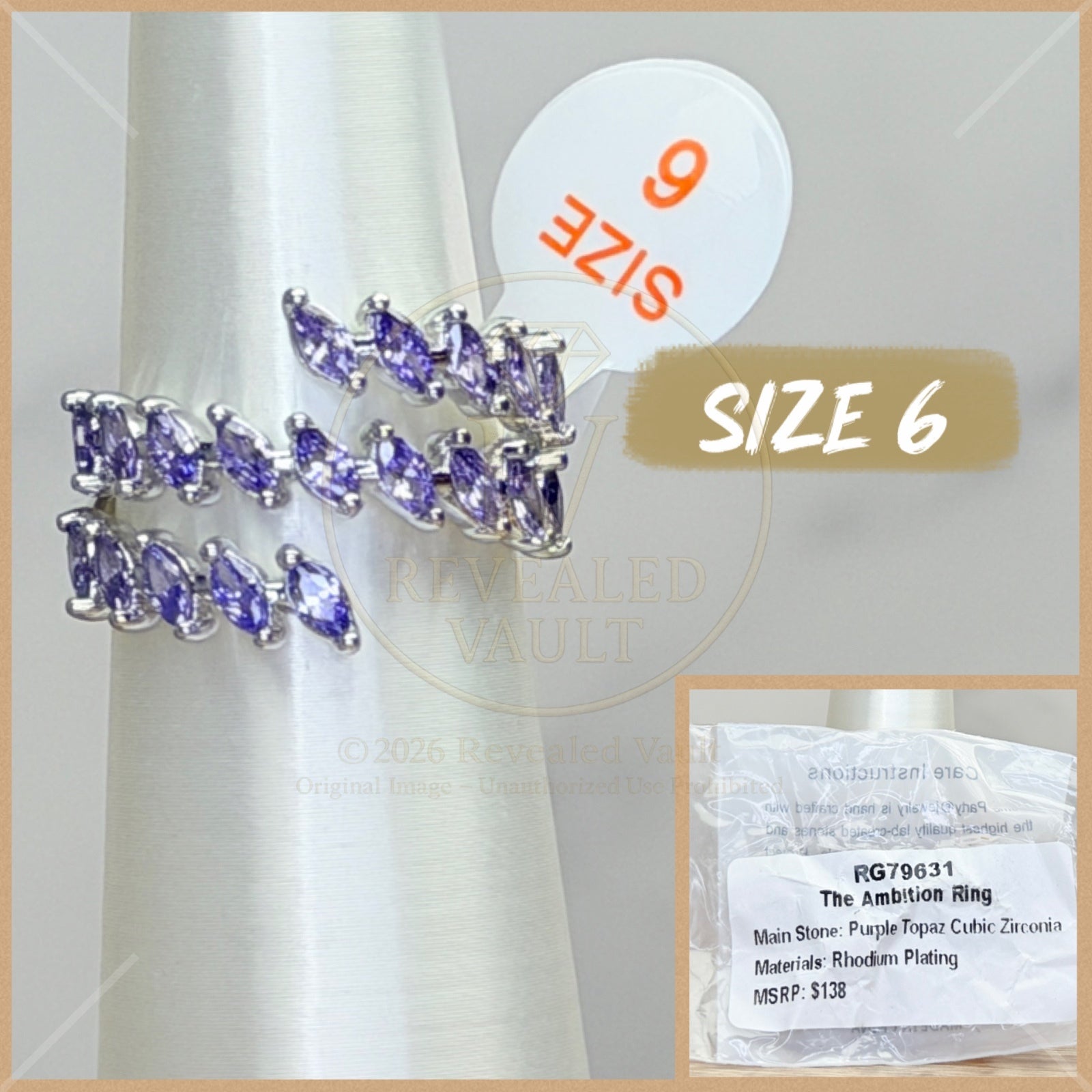 The Ambition Ring - Size 6 - OG
