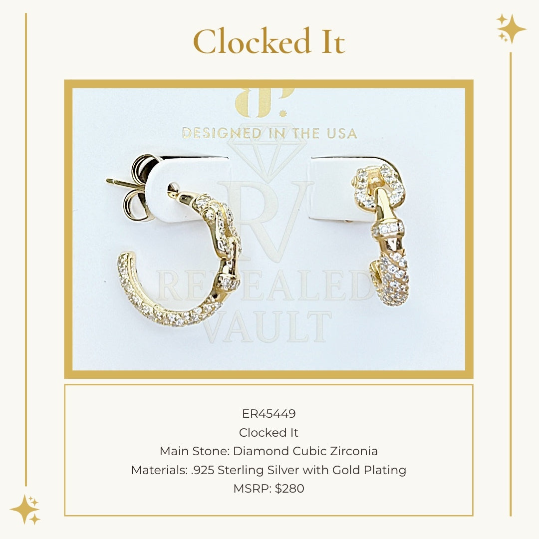 Clocked It - Sterling Club Vermeil