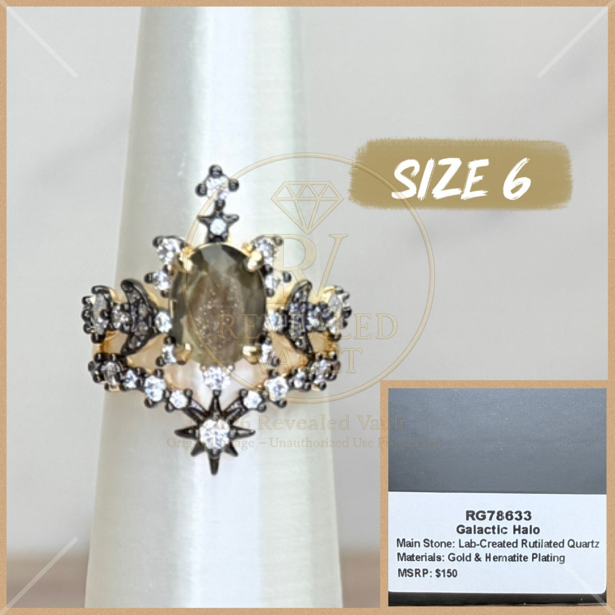 Galactic Halo - Size 6 - Obsidia