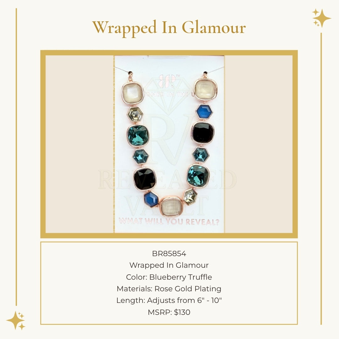 Wrapped In Glamour - Blueberry Truffle - Holiday Jewel Candy
