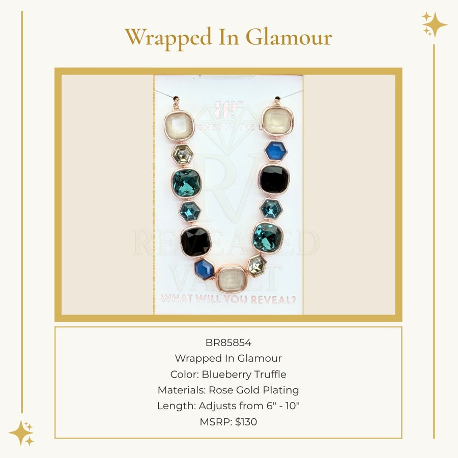 Wrapped In Glamour - Blueberry Truffle - Holiday Jewel Candy
