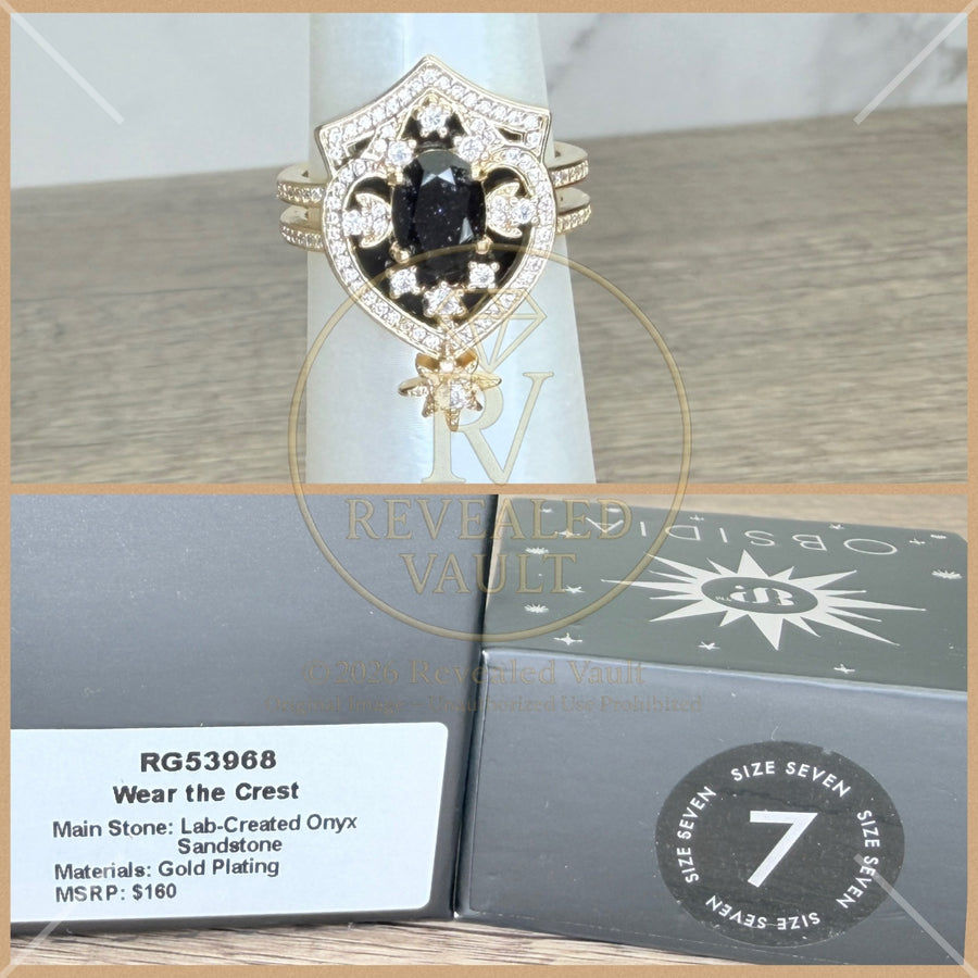 Wear The Crest - Size 7 - Obsidia