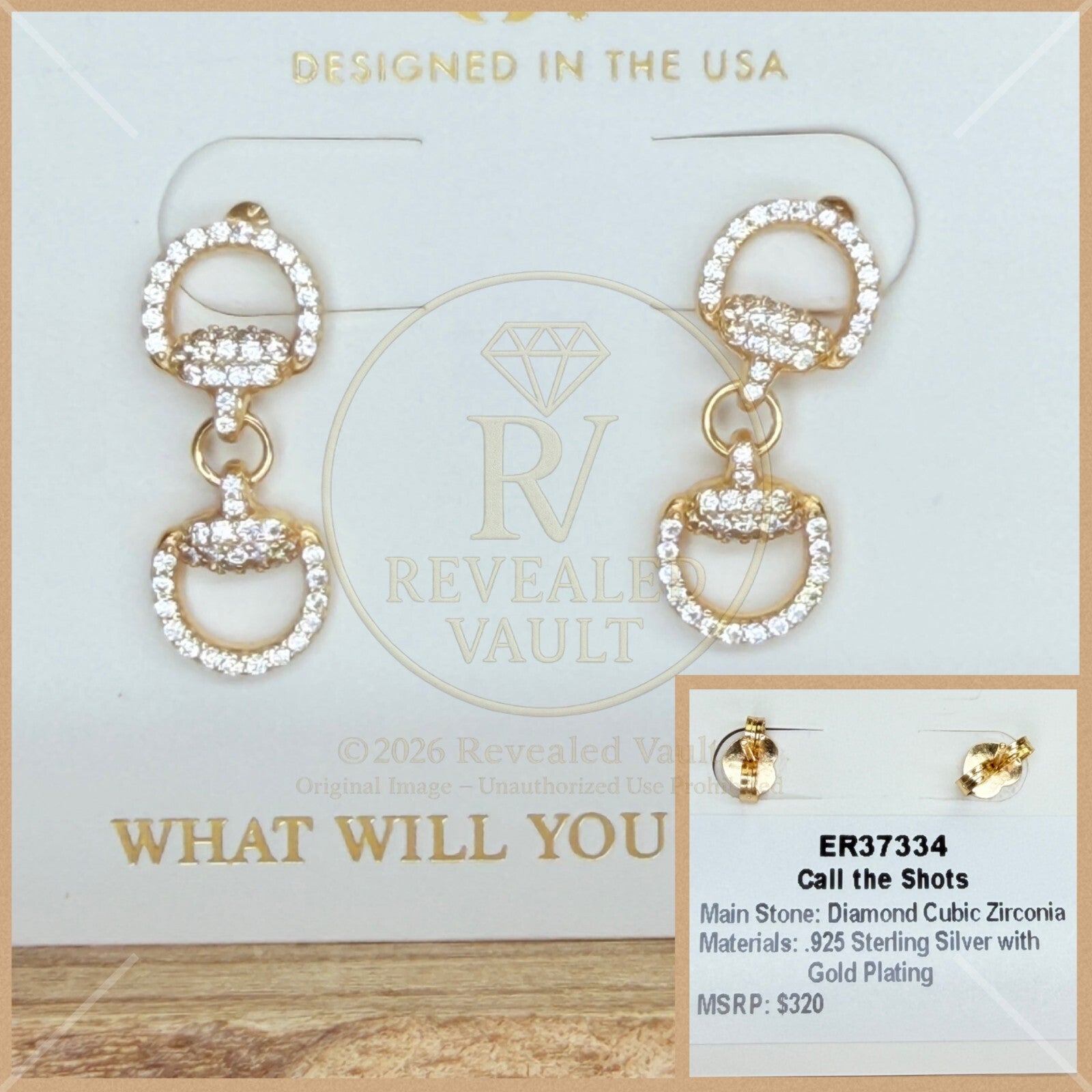 Call the Shots - Sterling Club Vermeil