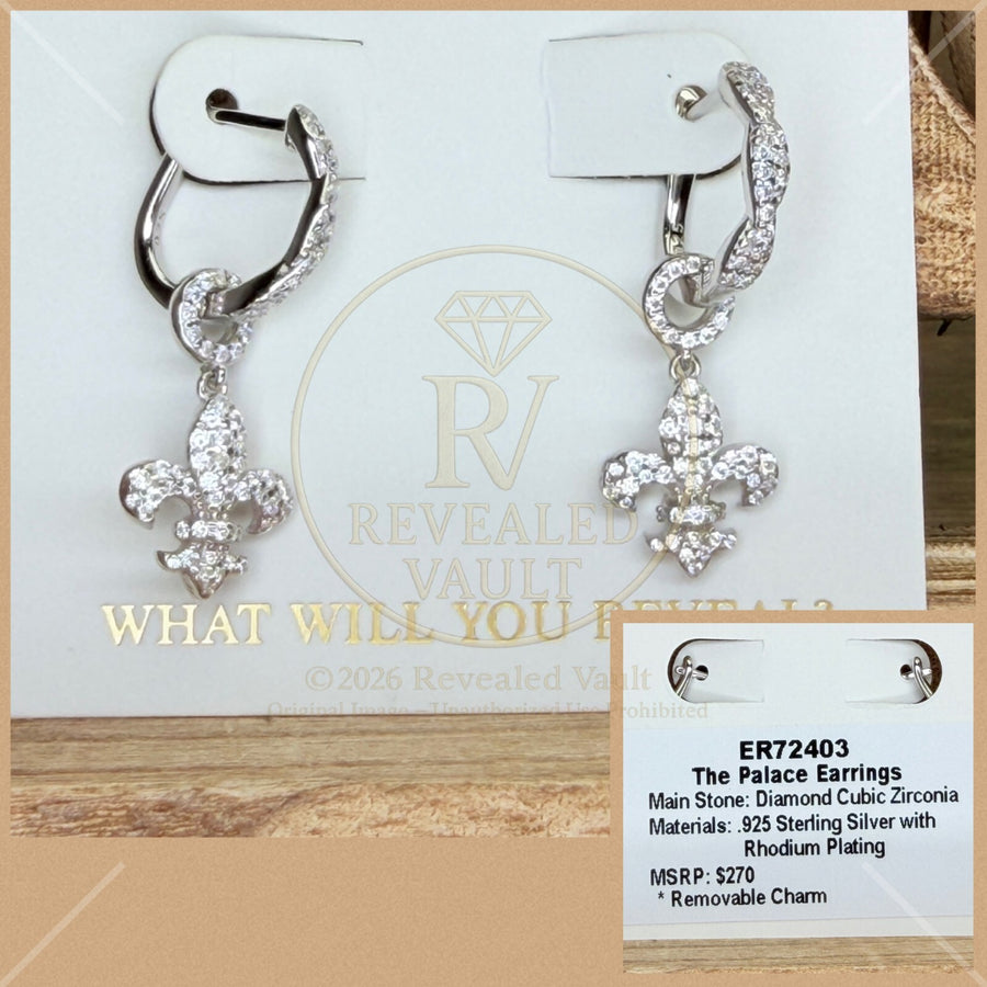 The Palace Earrings - Sterling Club