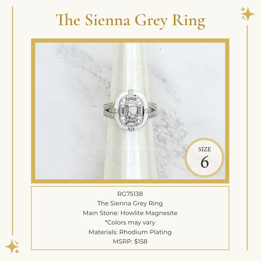 The Sienna Grey Ring - Size 6 - OG