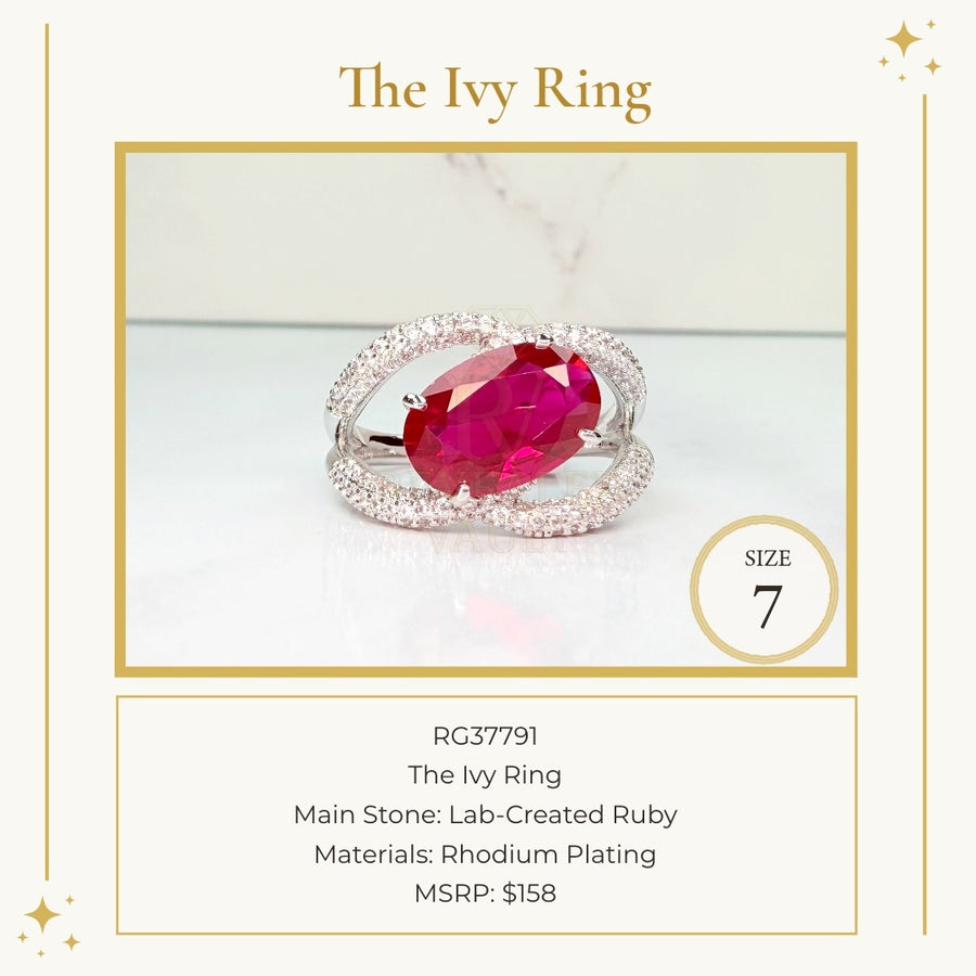 The Ivy Ring - Size 7 - July Birthday 2026