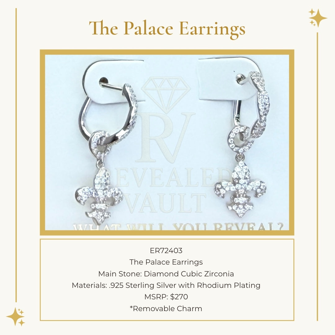 The Palace Earrings - Sterling Club