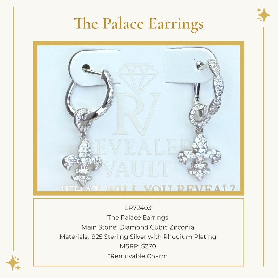 The Palace Earrings - Sterling Club