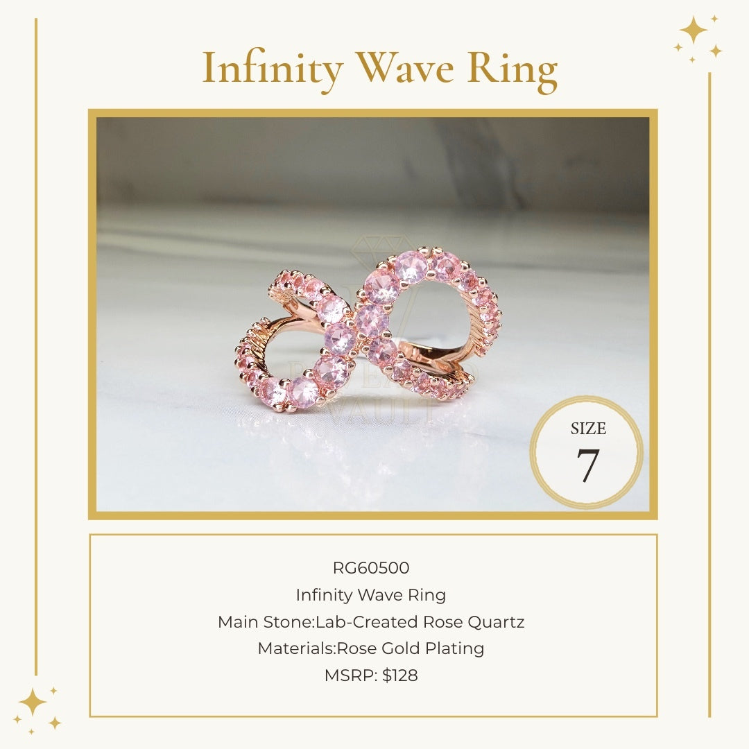 Infinity Wave Ring - Size 7 - OG